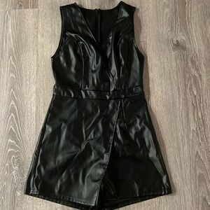 SHEIN faux leather dress